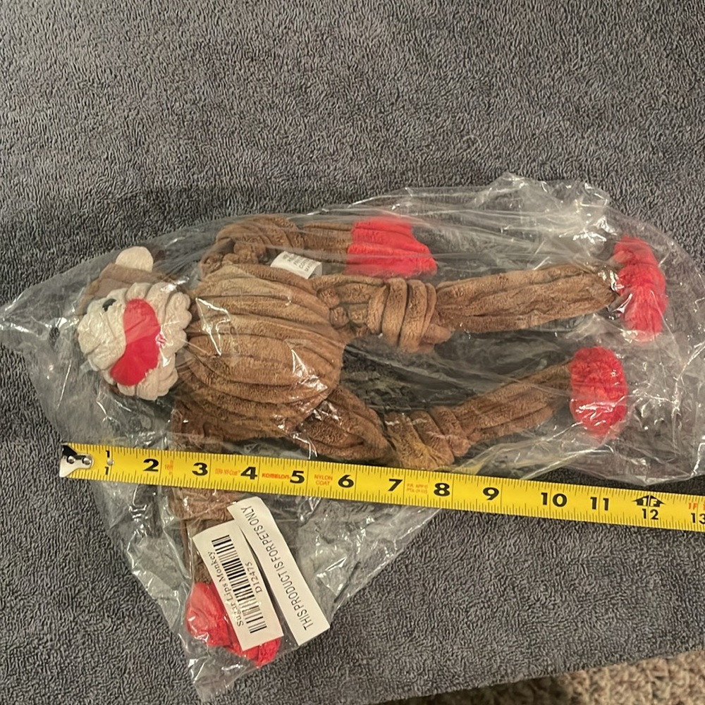 Dog Toy: Sugar Lips Monkey - Picture 2 of 4
